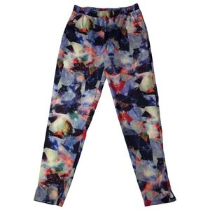 Minimum Preno Pants‎ Abstract Galaxy Print Elastic Waist Women's Size 38